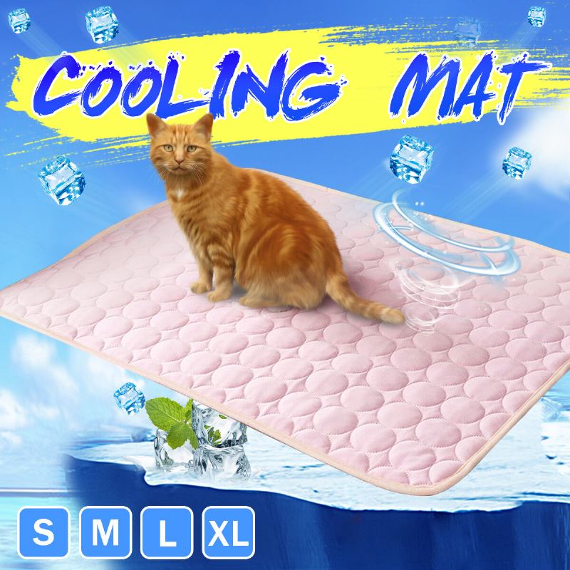 Χαλάκι Ψύξης Σκύλου Pet Cat Chilly Summer Cool Μαξιλαράκι Κρεβατιού Μαξιλάρι Εσωτερικού Καθίσματος Ice Μεταξωτό Για Κατοικίδια Κουβέρτα Για