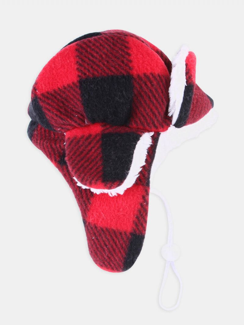 Χριστουγεννιάτικο Καπέλο Για Κατοικίδια Beret Plus Velvet Φθινοπωρινό Και Χειμώνα Μεγάλο Σκυλί Χρυσό Τρίχωμα Ζεστή Και Αντιανεμική Κουκούλα