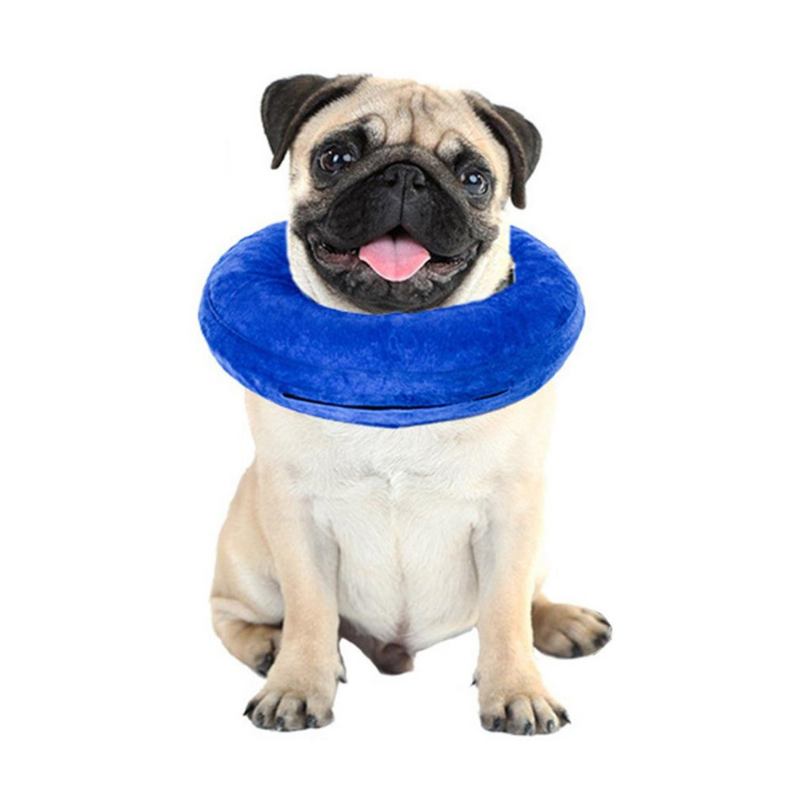 Χρώμα Μπλε Pet Dog Cat Elizabethan Collar Puppy Wound Healing Protective E-collar