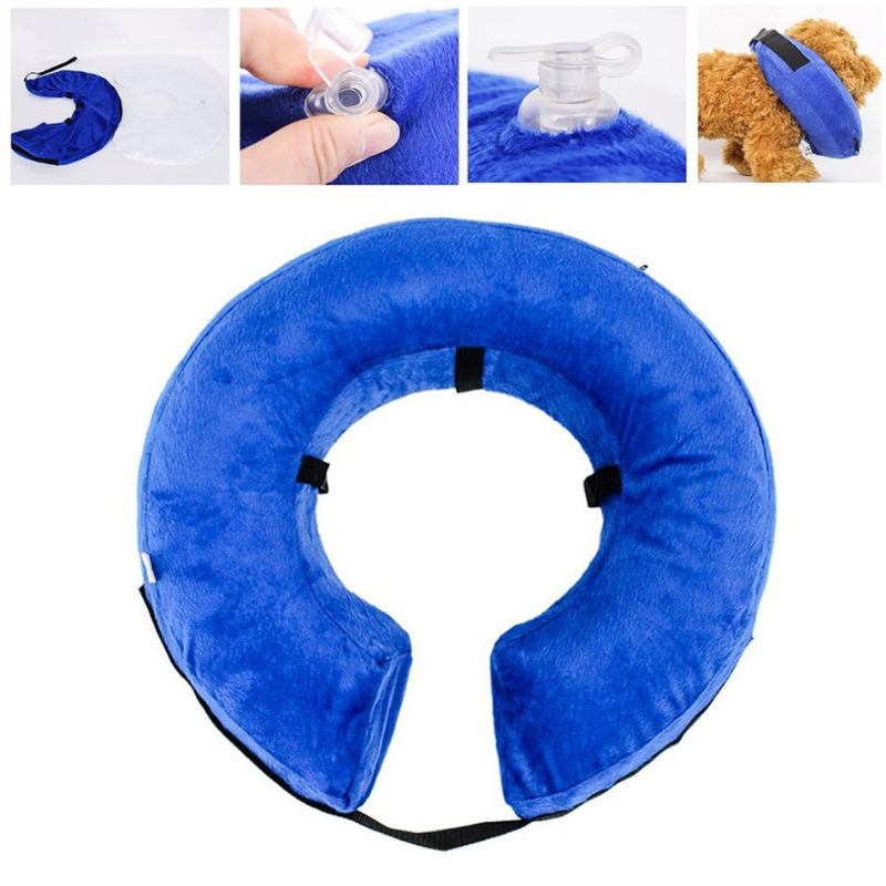 Χρώμα Μπλε Pet Dog Cat Elizabethan Collar Puppy Wound Healing Protective E-collar