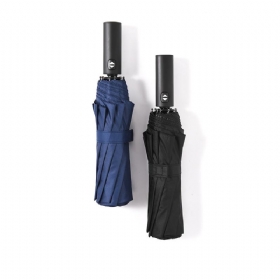 Automatic Umbrella 10 Ribs For Rain And Sunny Day Super Αδιάβροχη Αντιανεμική Πτυσσόμενη Ομπρέλα Για Δύο Άτομα