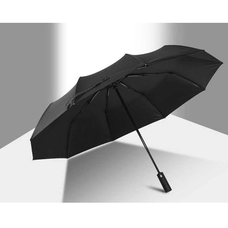 Automatic Umbrella 10 Ribs For Rain And Sunny Day Super Αδιάβροχη Αντιανεμική Πτυσσόμενη Ομπρέλα Για Δύο Άτομα