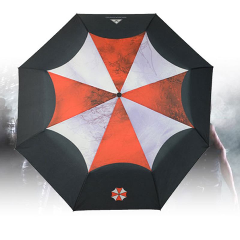 Resident Evil Protection Umbrella Printed Rainy And Sunny