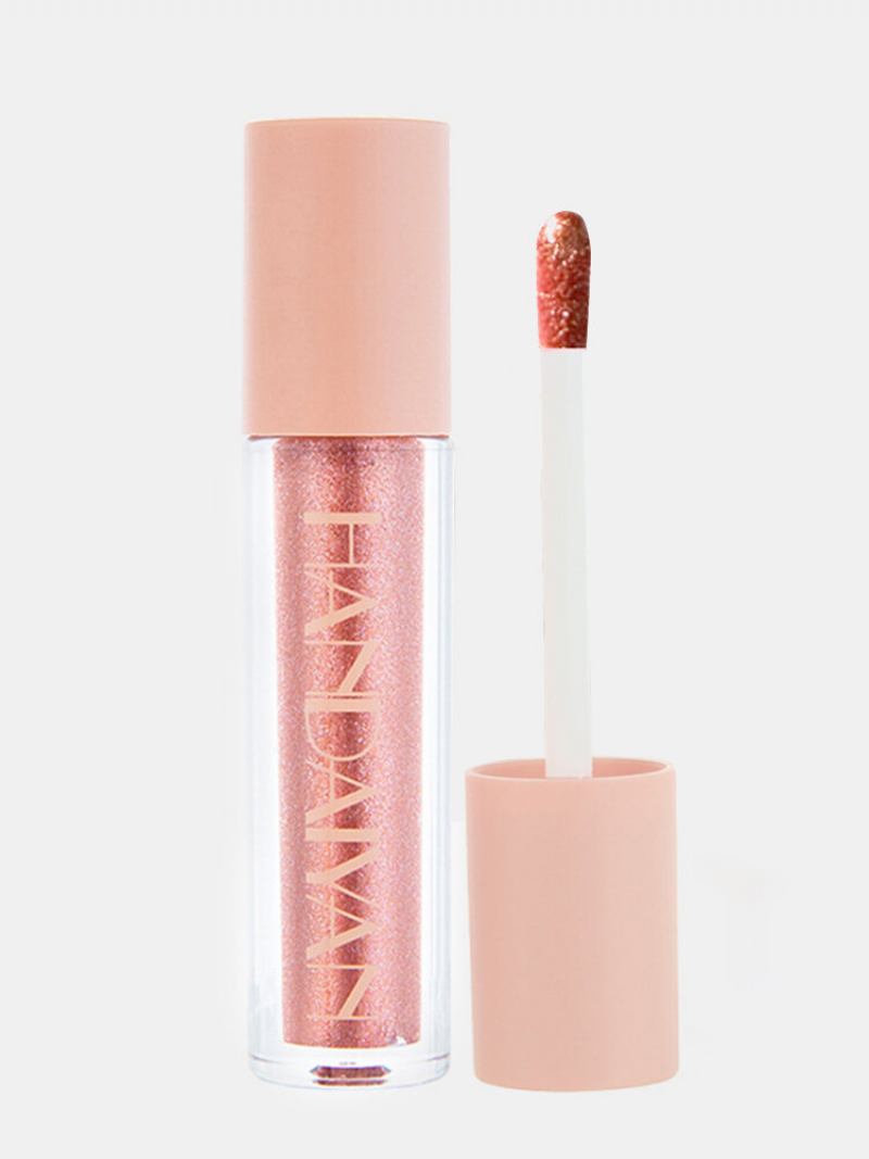 10 Χρώματα Glittering Lip Gloss Διαρκής Αδιάβροχο Αντικολλητικό Κύπελλο Diamond Pearlescent Lip Glaze