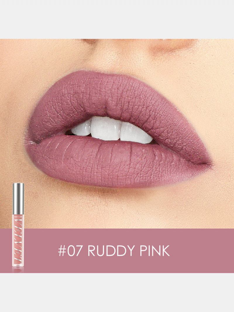 10 Χρώματα Velvet Matte Lip Glaze Αδιάβροχο Χωρίς Σημάδια Lip Gloss Cosmetic