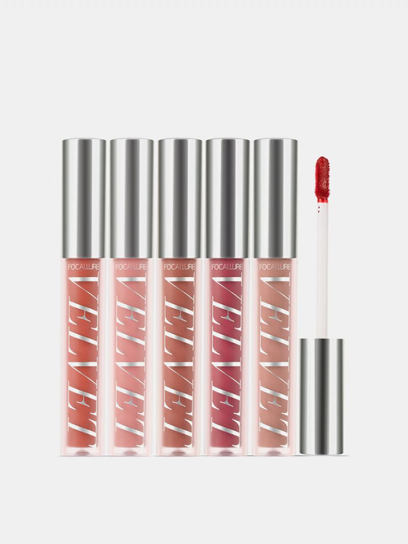 10 Χρώματα Velvet Matte Lip Glaze Αδιάβροχο Χωρίς Σημάδια Lip Gloss Cosmetic