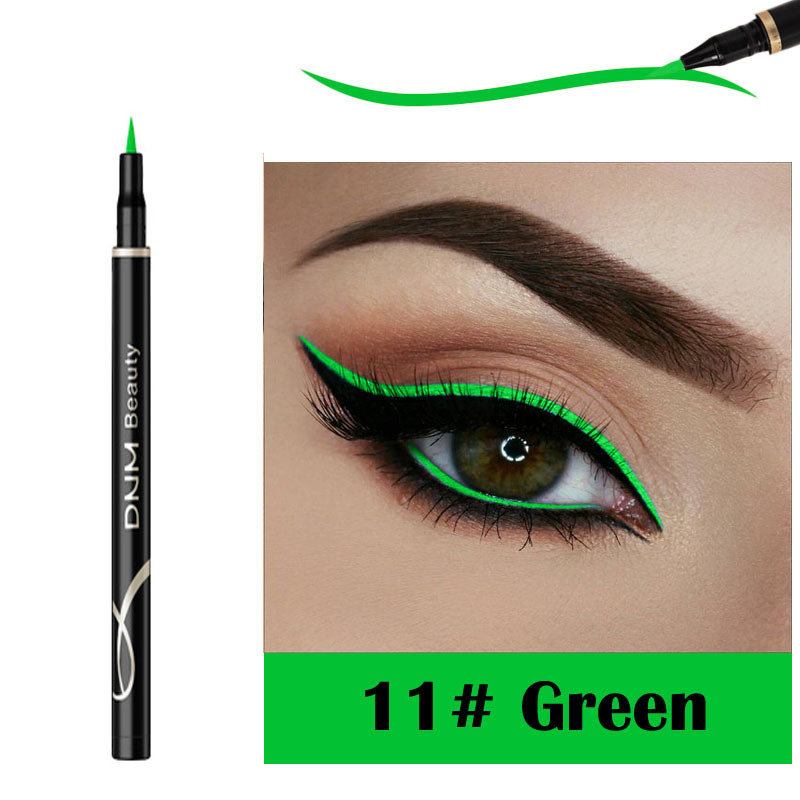 12 Χρώματα Liquid Eyeliner Pen Fluorescence Αδιάβροχο Στυλό Μακιγιάζ Ματιών Μακράς Διάρκειας