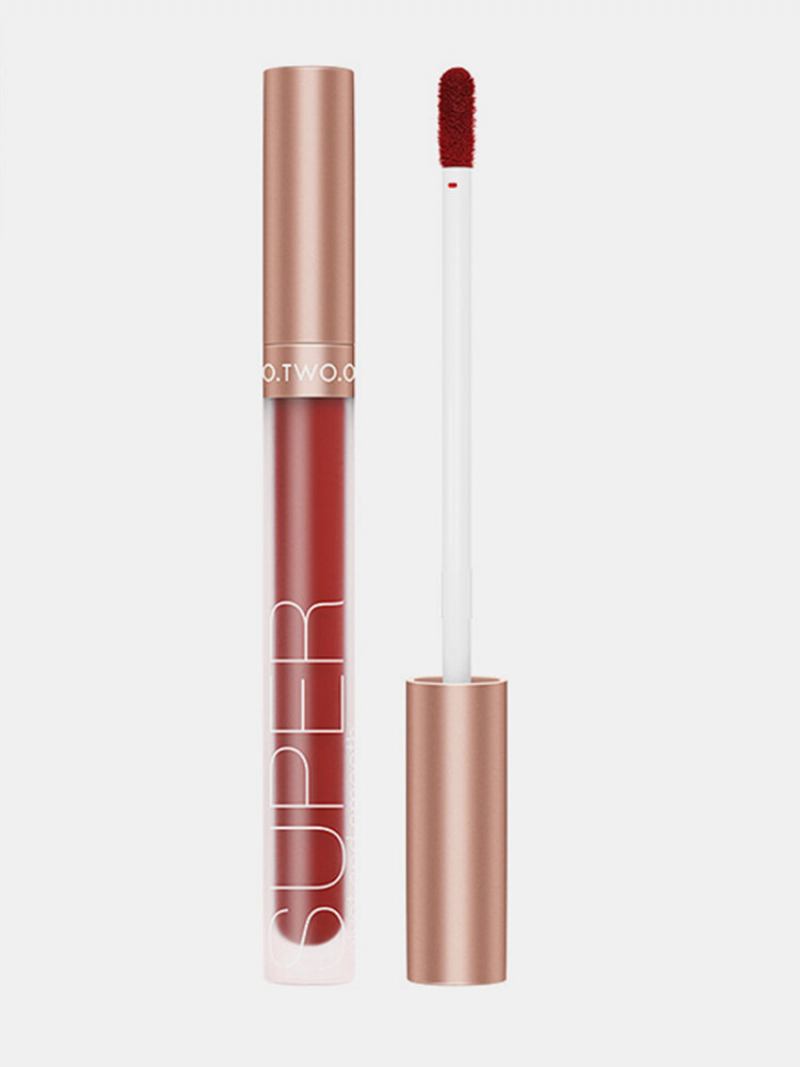 12 Χρώματα Velvet Matte Lip Gloss Αντικολλητικό Κύπελλο Μη Ξεθωριασμένο Αδιάβροχο Liquid Lip Glaze Που Διαρκεί