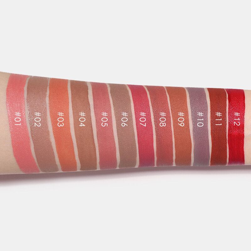 12 Χρώματα Velvet Matte Lip Gloss Αντικολλητικό Κύπελλο Μη Ξεθωριασμένο Αδιάβροχο Liquid Lip Glaze Που Διαρκεί