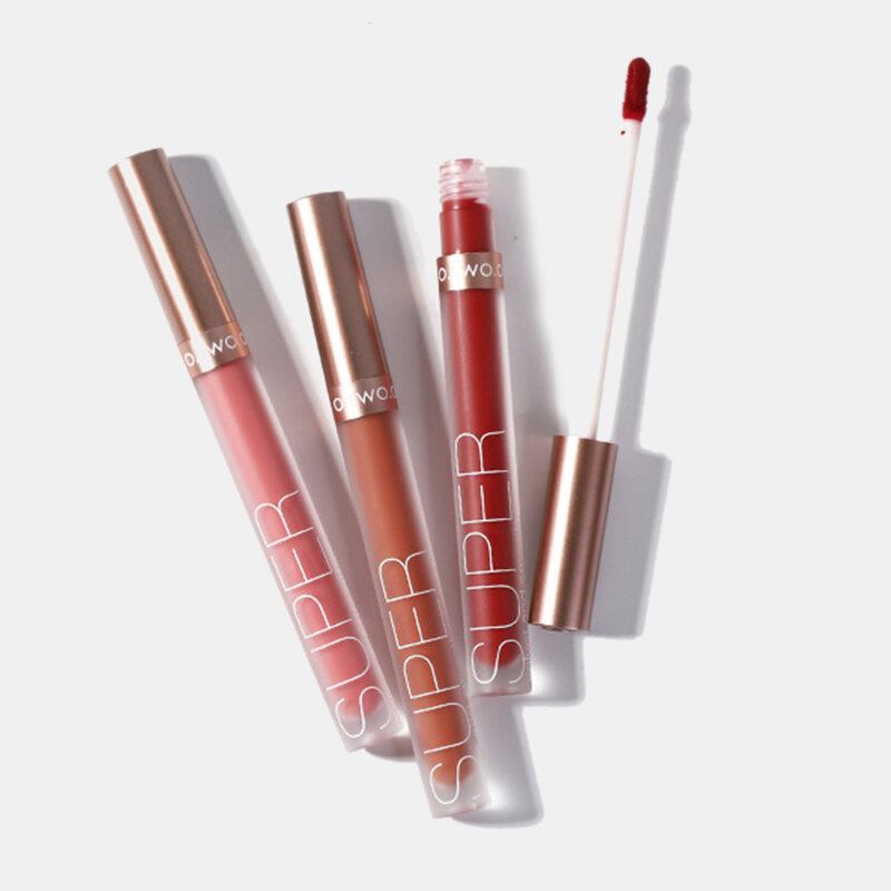 12 Χρώματα Velvet Matte Lip Gloss Αντικολλητικό Κύπελλο Μη Ξεθωριασμένο Αδιάβροχο Liquid Lip Glaze Που Διαρκεί