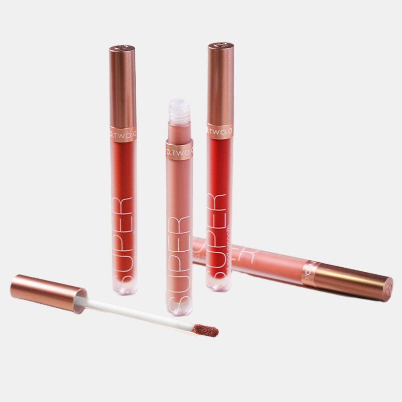 12 Χρώματα Velvet Matte Lip Gloss Αντικολλητικό Κύπελλο Μη Ξεθωριασμένο Αδιάβροχο Liquid Lip Glaze Που Διαρκεί