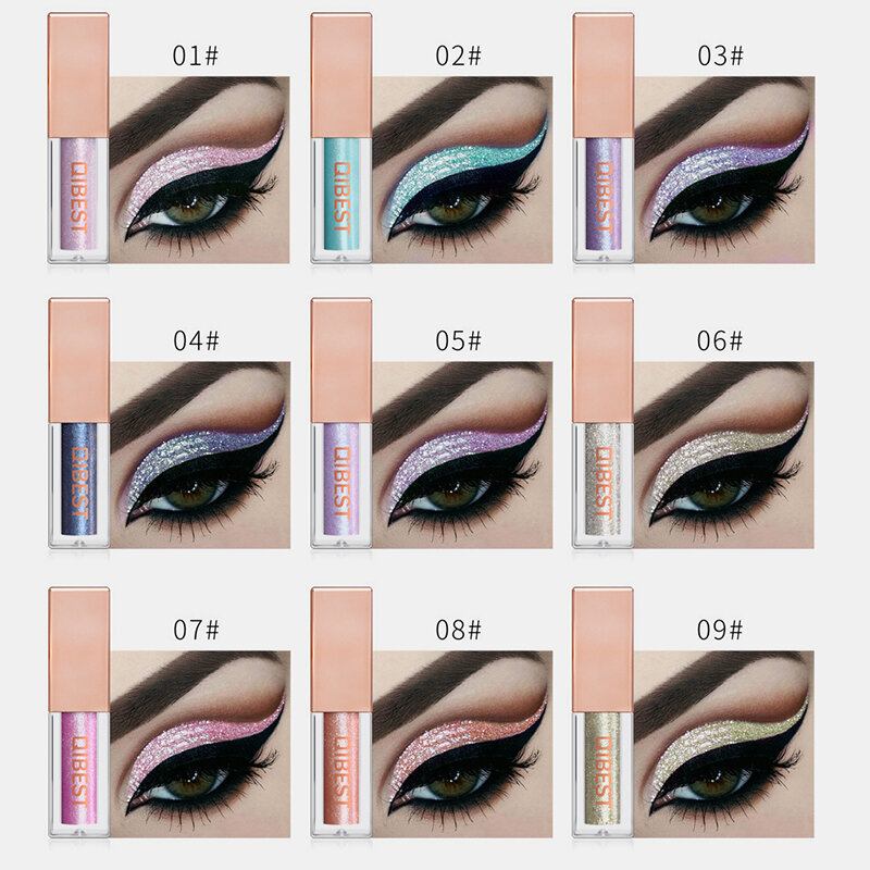 15 Colors Glitter Liquid Eyeshadow Portable Αδιάβροχο Διαρκής Χρωστική Επαγγελματικά Καλλυντικά Ματιών