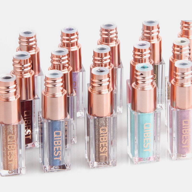 15 Colors Glitter Liquid Eyeshadow Portable Αδιάβροχο Διαρκής Χρωστική Επαγγελματικά Καλλυντικά Ματιών