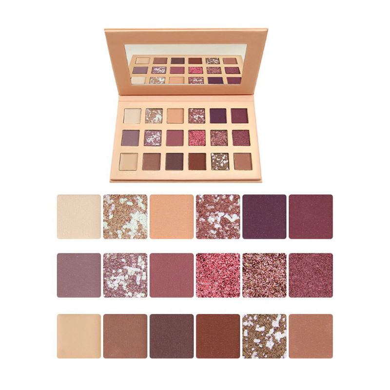 18 Color Desert Rose Eye Shadow Disc Ματ Μαργαριταρένιος Δίσκος Σκιάς Ματιών Για Αρχάριους Μαθητές Δημοφιλές Εργαλείο Μακιγιάζ Σκιά