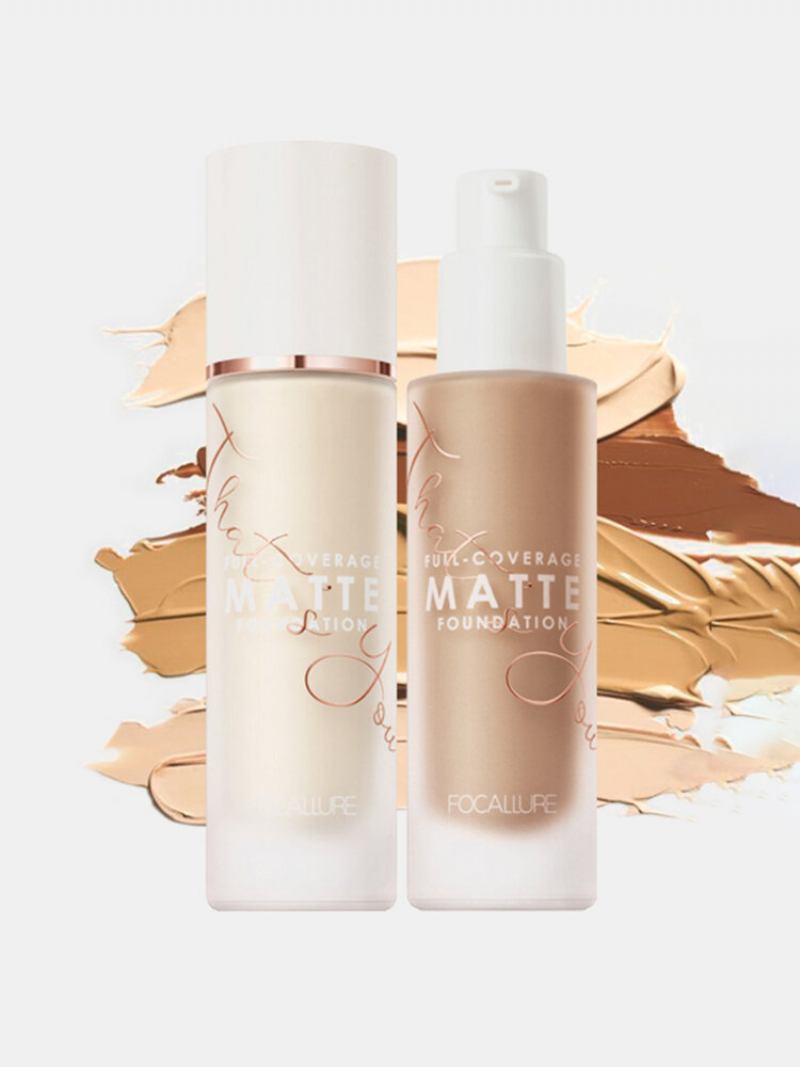 20 Χρώματα Full Coverage Matte Liquid Foundation Φυσικό Μακράς Διαρκείας Αδιάβροχο Κονσίλερ Για Έλεγχο Λαδιού