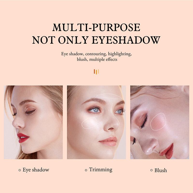 28 Χρώματα Velvet Eyeshadow Palette Portable Waterproof Fine Silky Nude Powder