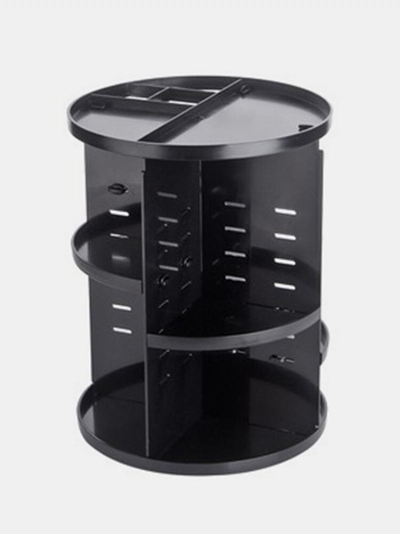 360 Rotating Makeup Organizer Αποσπώμενο Πολυλειτουργικό Κουτί Αποθήκευσης Καλλυντικών