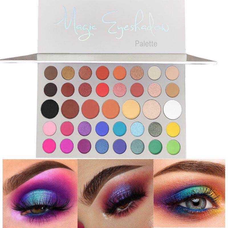 39 Color Eyeshadow Pearlescent Earth Shimmer Eye Shadow Palette Nature Smoky Matte Pallete Glitter Eye Makeup