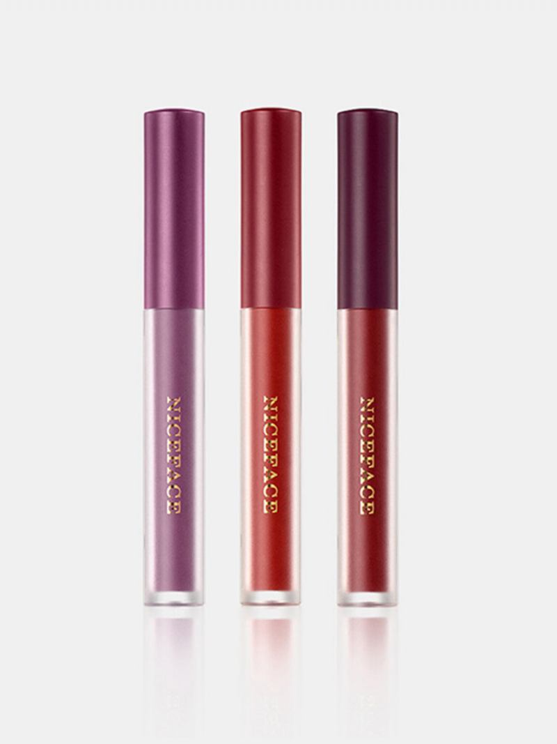 6 Τμχ Σετ Ματ Lip Glaze Velvet Αντικολλητικό Φλιτζάνι Αδιάβροχο Lip Gloss Lip Makeup