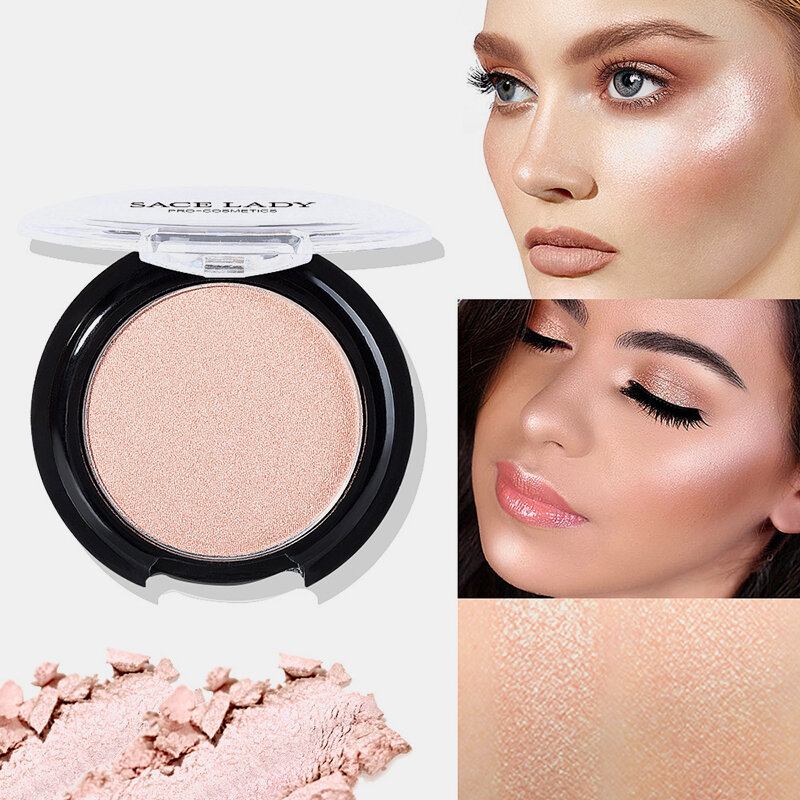 6 Χρώματα Blusher Powder Pearlescent Lasting Glow Face Contour Professional Cosmetic