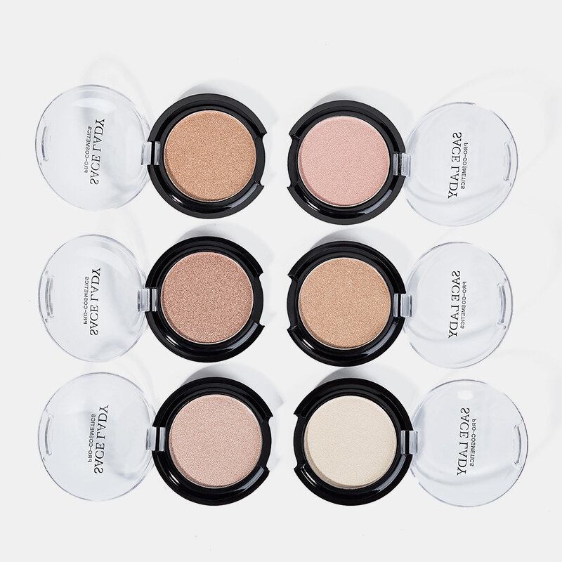 6 Χρώματα Blusher Powder Pearlescent Lasting Glow Face Contour Professional Cosmetic