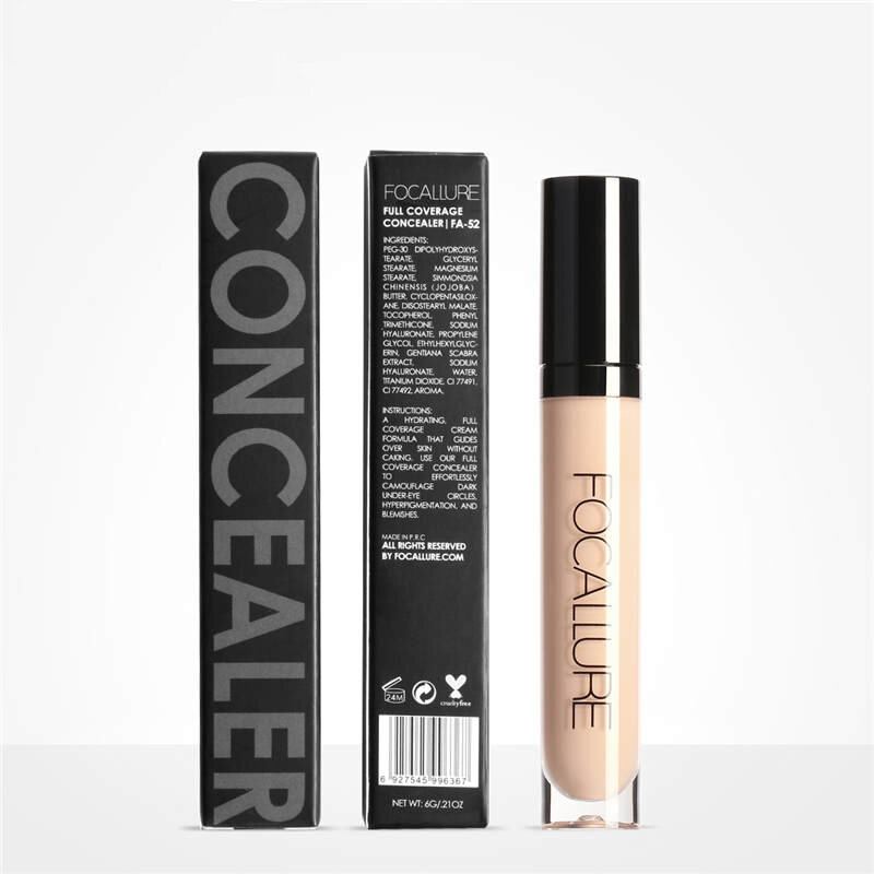 7 Χρώματα Υγρό Concealer Αδιάβροχο Μαύροι Κύκλοι Ματιών Κρέμα Πλήρους Κάλυψης