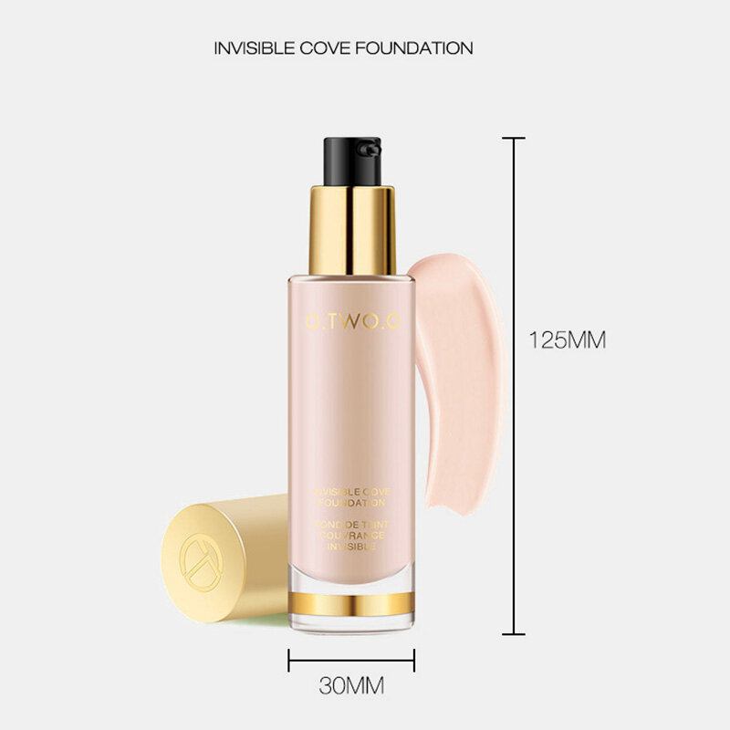 8 Colors Liquid Foundation Full Coverage Concealer Whitening Moisturizer Αδιάβροχο Μακιγιάζ Προσώπου