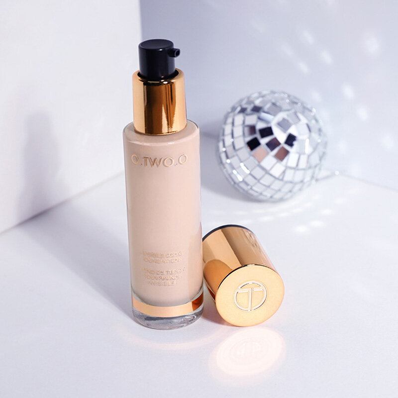 8 Colors Liquid Foundation Full Coverage Concealer Whitening Moisturizer Αδιάβροχο Μακιγιάζ Προσώπου