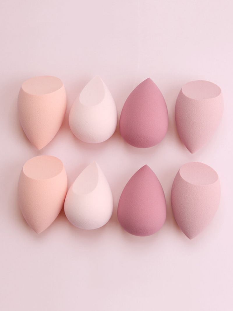 8 Τμχ Beauty Eggs Set Wet-dry Dual Purpose Loose Powder Blush Puff Μακιγιάζ