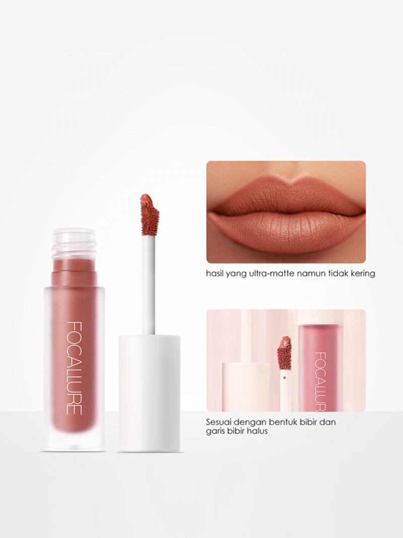 8 Χρώματα Matte Lip Glaze Αδιάβροχο Αντικολλητικό Κύπελλο Non Fade Lip Gloss