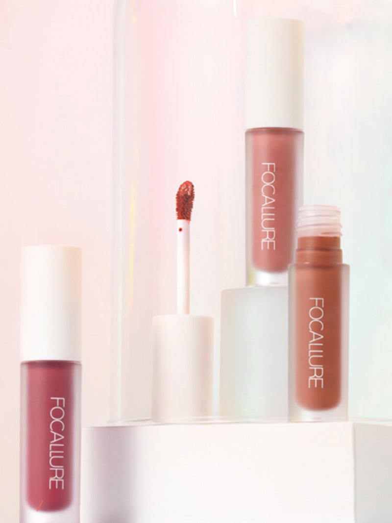 8 Χρώματα Matte Lip Glaze Αδιάβροχο Αντικολλητικό Κύπελλο Non Fade Lip Gloss