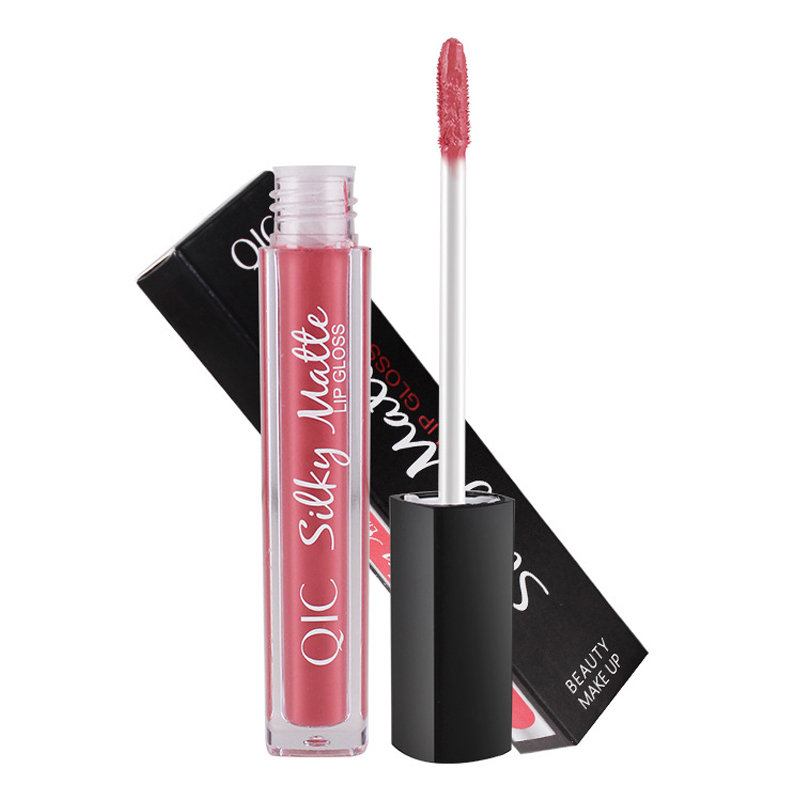 Αδιάβροχο Matte Velvet Liquid Lip Gloss Μακράς Διαρκείας 12 Χρωμάτων Lips For Women