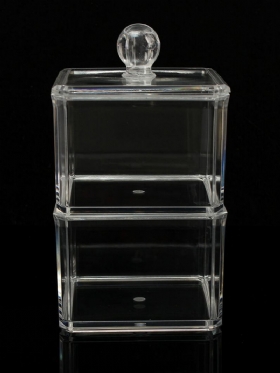 Βιτρίνα Για Βερνίκι Νυχιών 2 Επιπέδων Acrylic Clear Storage Organizer