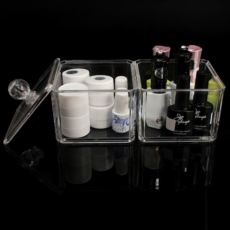 Βιτρίνα Για Βερνίκι Νυχιών 2 Επιπέδων Acrylic Clear Storage Organizer