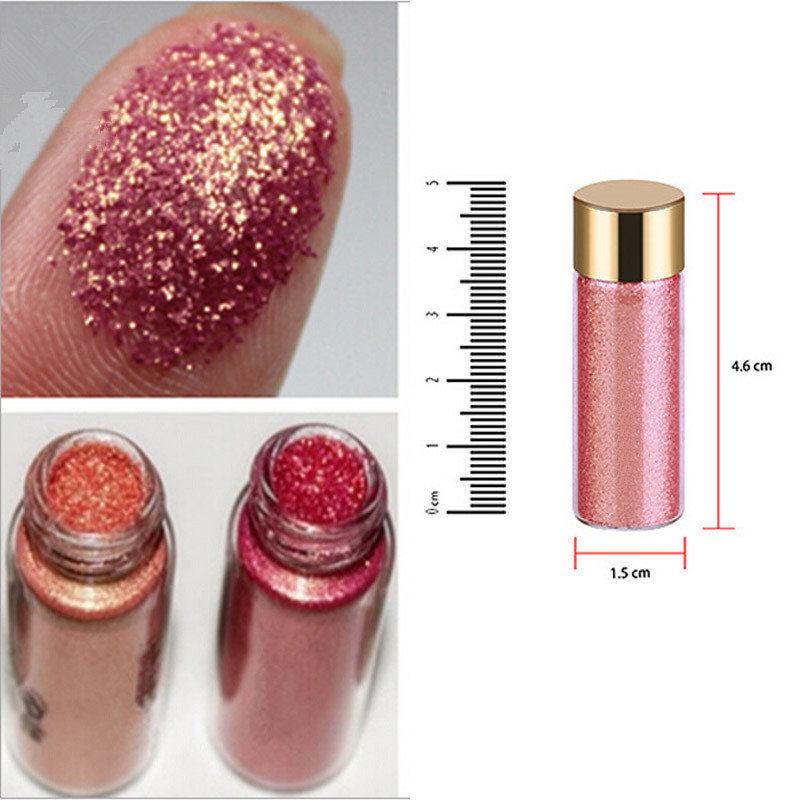 Calance Diamond Mermaid Glitter Eyeshadow Flash Powder Pigment Αδιάβροχο Μεγάλης Διάρκειας 6 Χρώμα