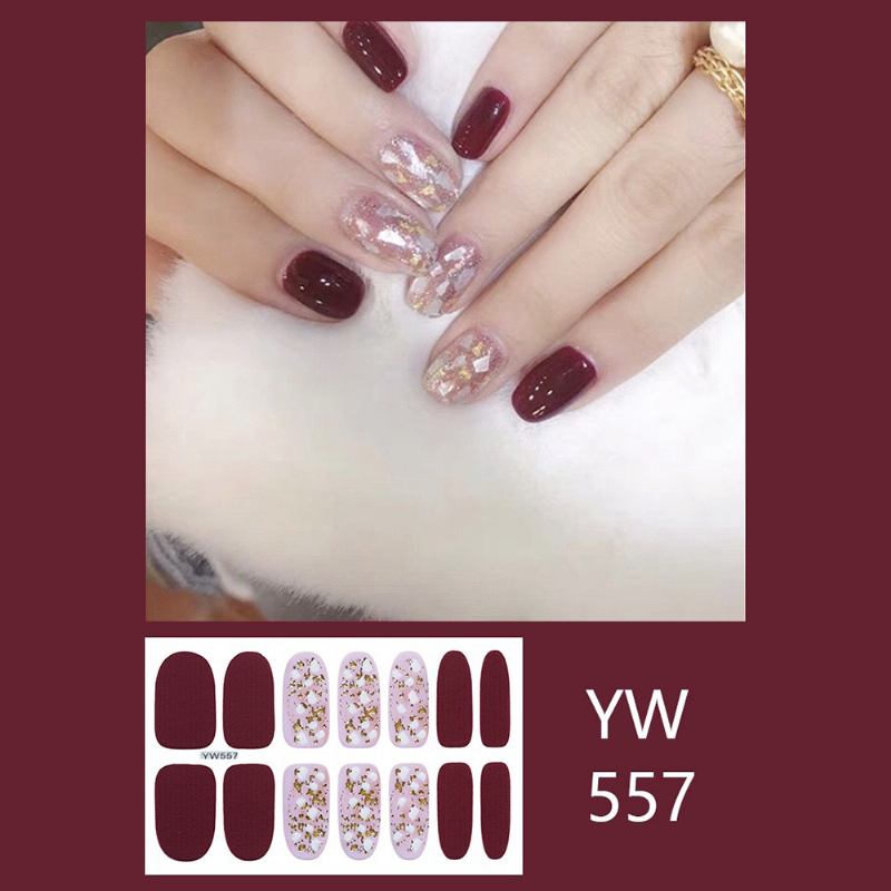 Diamond Series New Nail Art Αυτοκόλλητα Ολόκληρα Νυχιών Ολοκληρωμένα Για Κορίτσια