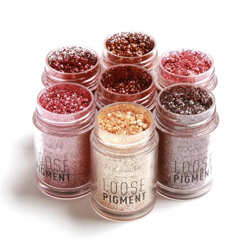 Focallure Eye Shadow Shimmer Metallic Pigment Powder Eyeshadow Eyes Makeup Highlight Cosmetic