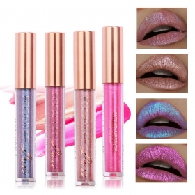 Focallure Glitter Color Matte Lip Gloss Diamond Sand Sexy Pearl Liquid Lipstick 6 Χρωμάτων