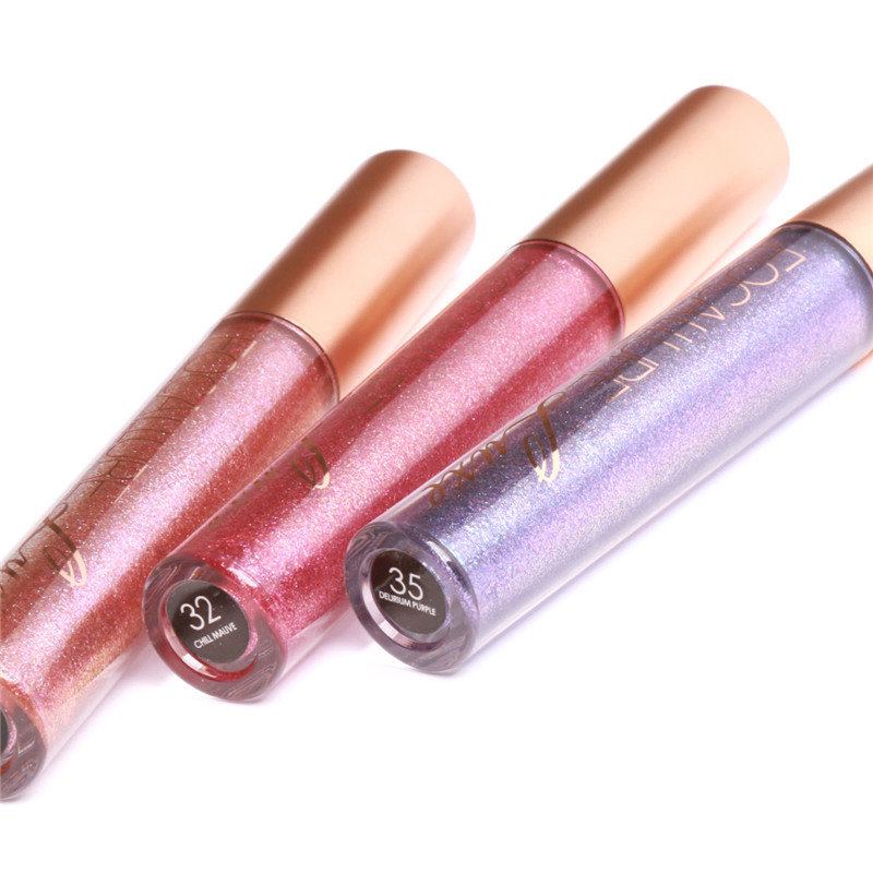 Focallure Glitter Color Matte Lip Gloss Diamond Sand Sexy Pearl Liquid Lipstick 6 Χρωμάτων