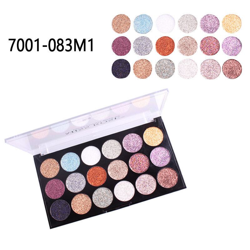 Glitter Eyeshadow Palette 18 Colors Shimmer Μεγάλης Διάρκειας Highlighter