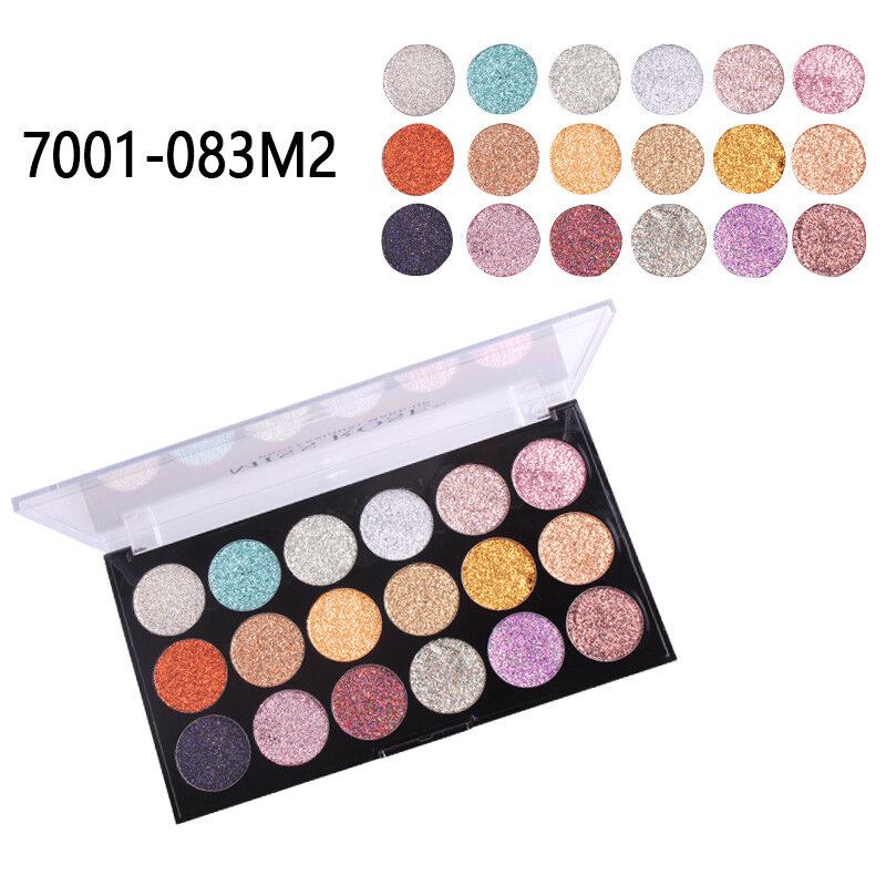 Glitter Eyeshadow Palette 18 Colors Shimmer Μεγάλης Διάρκειας Highlighter