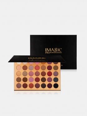 Imagic 35 Colors Nude Matte Eyeshadow Palette Glitter Αδιάβροχη Παλέτα Σκιών Μακράς Διαρκείας