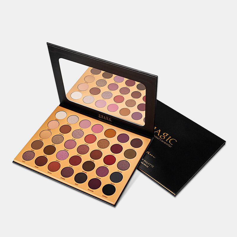 Imagic 35 Colors Nude Matte Eyeshadow Palette Glitter Αδιάβροχη Παλέτα Σκιών Μακράς Διαρκείας