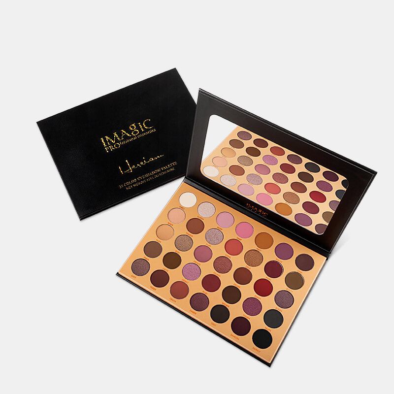 Imagic 35 Colors Nude Matte Eyeshadow Palette Glitter Αδιάβροχη Παλέτα Σκιών Μακράς Διαρκείας