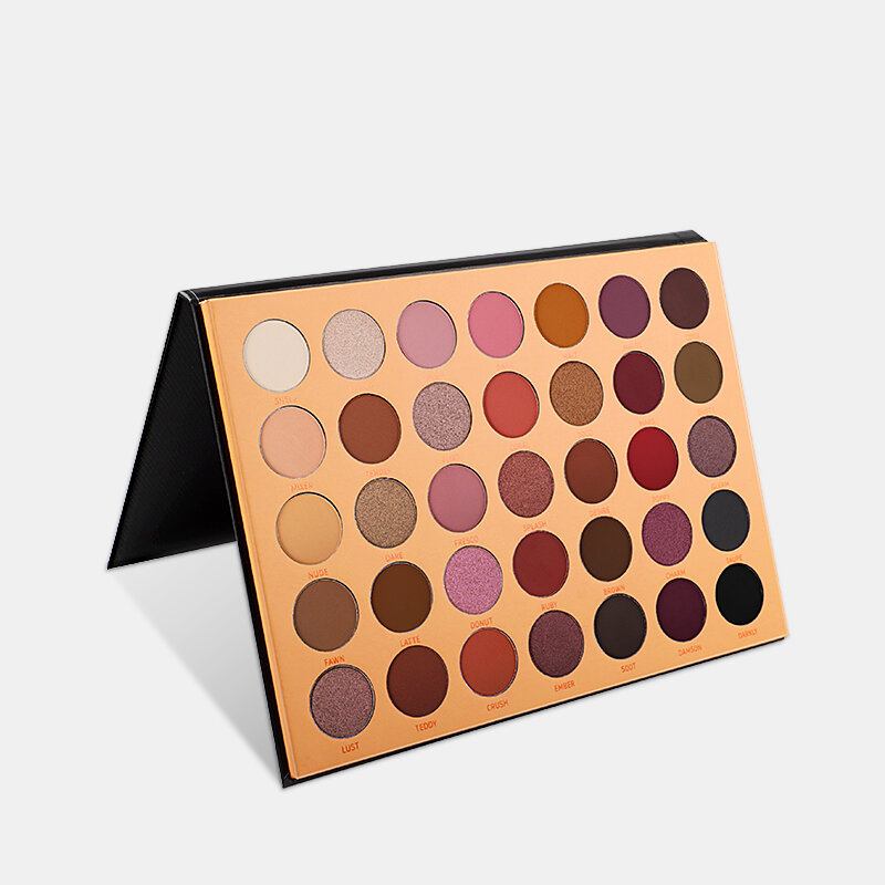 Imagic 35 Colors Nude Matte Eyeshadow Palette Glitter Αδιάβροχη Παλέτα Σκιών Μακράς Διαρκείας