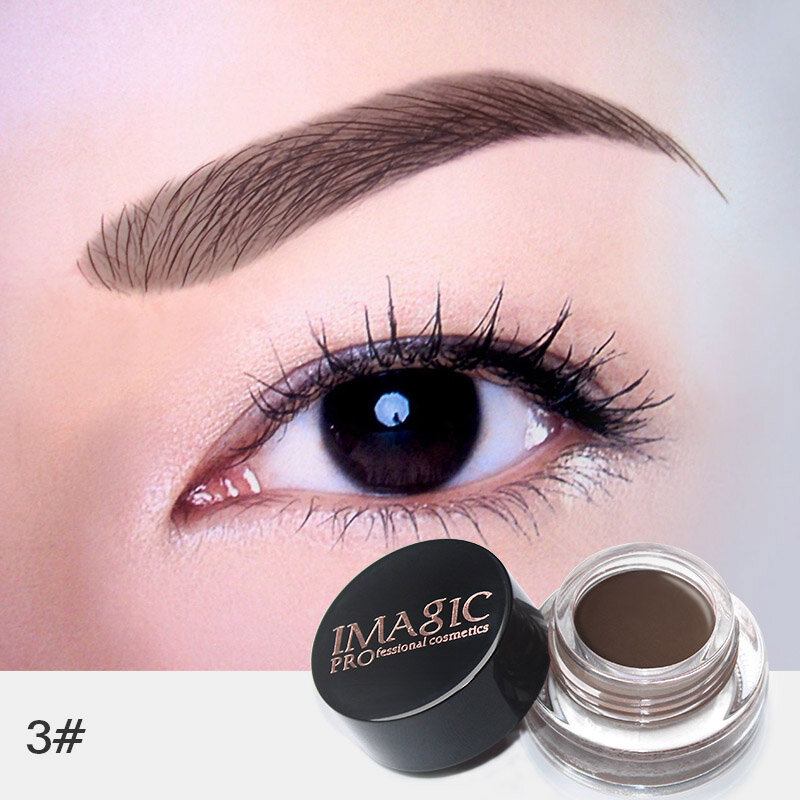 Imagic Professional Eyebrow Gel 6colors Enhancer Cream Brush Μακιγιάζ