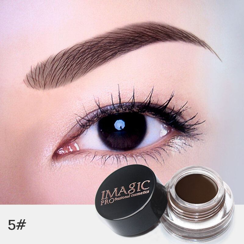 Imagic Professional Eyebrow Gel 6colors Enhancer Cream Brush Μακιγιάζ