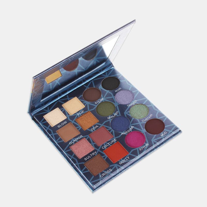 Imagic Professional Shimmer Matte Eyeshadow Palette 16colors Φυσική Αδιάβροχη Σκιά Ματιών Που Διαρκεί