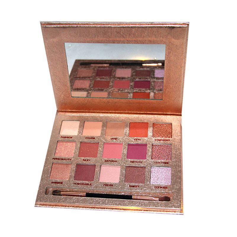 Καλλυντικά 15 Color Eye Shadow Plate Ins Red Man Or Tictok Προτεινόμενο Μακιγιάζ Με Σκιές Ματιών Για Αρχάριους