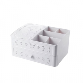 Κουτί Αποθήκευσης Καλλυντικών Με European Stereo Pattern Dustproof Organizer Μακιγιάζ Με Κάλυμμα Για Προϊόντα Περιποίησης Δέρματος